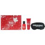 Dsquared2 Dsquared2 Red Wood комплект Тоалетна вода EDT за жени 50 мл + Shower Gel & Shampoo 2-in-1 50 мл + маска за сън