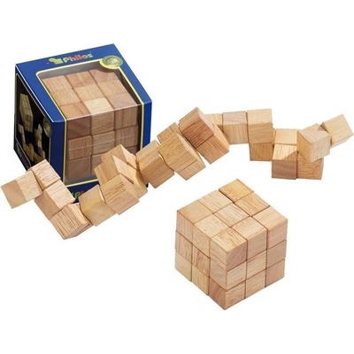 Hlavolam kostka Kobra 3 x 3 jednobarevná Philos