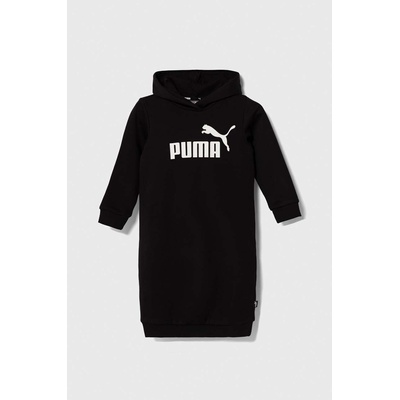 PUMA Детска рокля Puma в черно къса със стандартна кройка (670309)