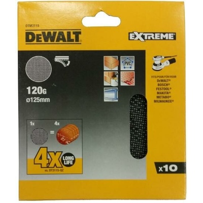 DeWALT SIETOVINA BRUSNA PRE D26453 10KS P120 DTM3115