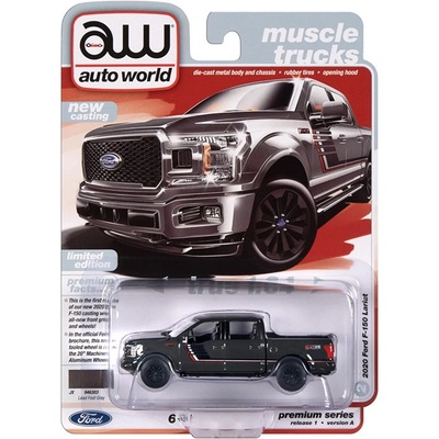 AUTO WORLD Ford F 150 Lariat 2020 šedý 1:64