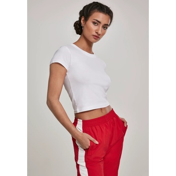 Urban Classics Дамска къса тениска в бял цвят Urban Classics Stretch Jersey Cropped UB-TB2754-00220 - Бял, размер L