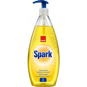 Sano spark препарат за съдове 1литър с помпа, Fresh lemon