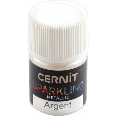 Cernit Polymérová hmota Metallic Silver 5 g