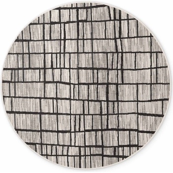 Ted Baker Черен/кремав кръгъл килим за открито и закрито ø 200 cm Haringey Crouch - Ted Baker (106387-200)