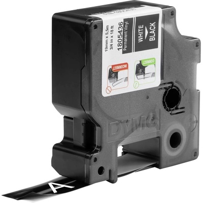 DYMO IND RHINO 1805436 vinyl Farba pásky: čierna Farba písma:biela 19 mm 5.5 m