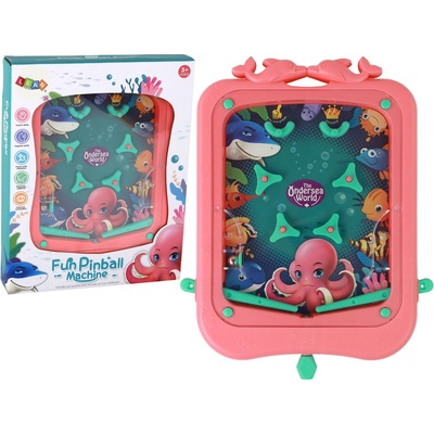 Mamido Zručnostná hra Mini Pinball s ružovou guličkou