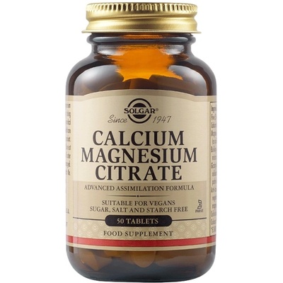 Solgar Calcium Magnesium Citrate [50 Таблетки]