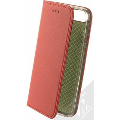 Pouzdro 1Mcz Magnet Book Apple iPhone 7, iPhone 8, iPhone SE 2020, iPhone SE 2022 červené