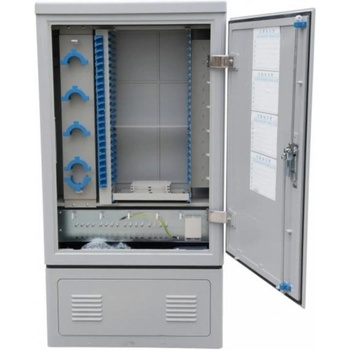 MegaF Оптичен шкаф за монтаж на открито с до 288 адаптера, светло сив, MegaF (999160)