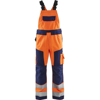 Blåkläder AB 2660 nohavice s laclem oranžová/námornická modrá