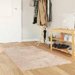 vidaXL Каса за килим MARSA Бежово 80 x 150 cm Полиестер и PVC (42023082)