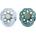 BIBS Boheme Natural Rubber Size 2: 6+ months биберон Baby Blue / Island Sea 2 бр