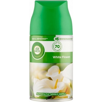 Air Wick automatický spray s vôňou bielych kvetov náhradná náplň 250 ml