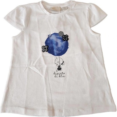 Chicco Girls Tee White/Blue