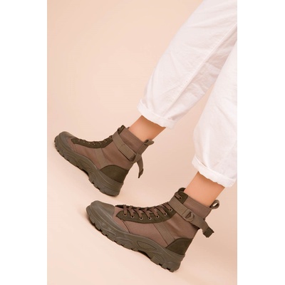 Soho Дамски боти - Каки 988075 #271930 (271930_Хаки)