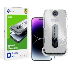 Lito Magic Glass Box D+ Tools, Tvrdené sklo, iPhone 13 Pro Max / 14 Plus, Privacy 5949419073647