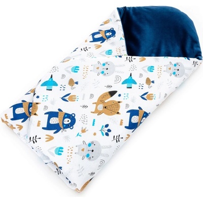 T Tomi zavinovačka Velvet Blue Bears