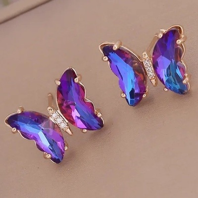 Izmael náušnice Lory Fialová KP29243