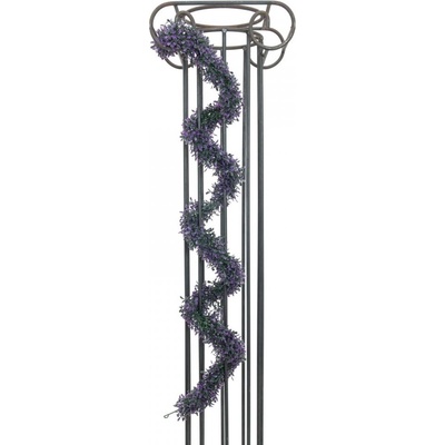 Girlanda z trávy, růžová, 180 cm