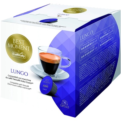 Caffitaly Кафе капсули Best Moment Lungo, Dolce Gusto, 16бр, капсули