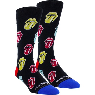 Perri´s socks The rolling stones - multi color tongues - ЧЕРНИ - perri´s socks - rsc101-001