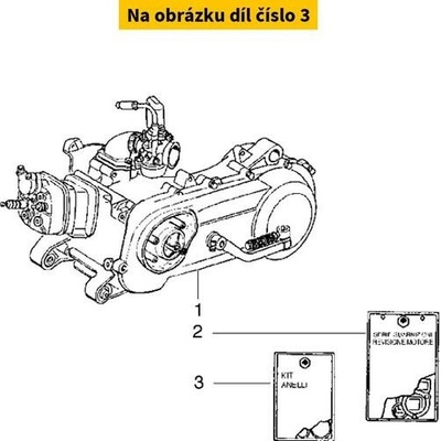 Centauro Gufera motoru sada Runner 125-180 2T 880A141SR