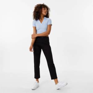 Jack Wills Дънки Jack Wills Stella High Rise Slim Jeans - Solid Black