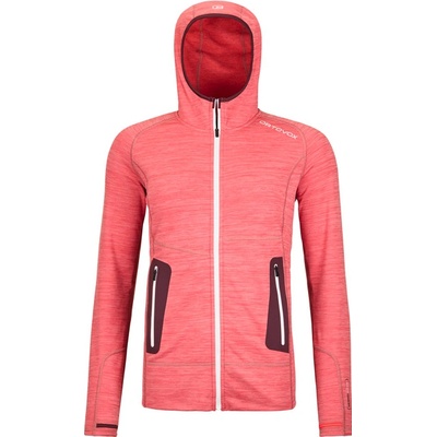 Ortovox Fleece Light Hoody W wild rose