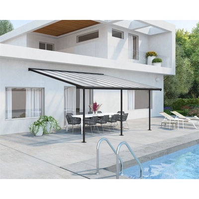 Palram Sierra 5400 antracit 3 x 5,46 m hliníková pergola – Zboží Mobilmania