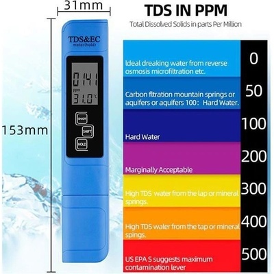 Marlus Group Merač vodivosti vody TDS meter