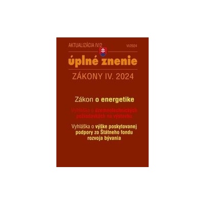 Aktualizácia IV/2 2024 – Stavebný zákon