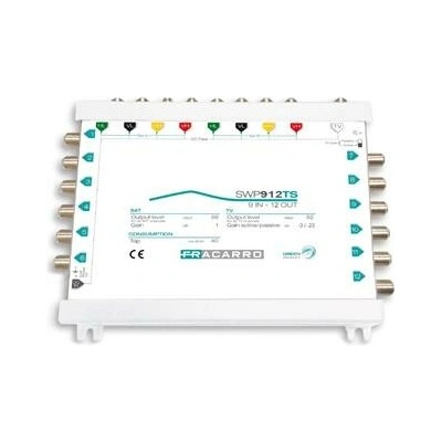 Multiprepínač pre 2 družice FRACARRO SWP912TS