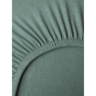 MKLuzkoviny.cz Jersey prostěradlo Classic olivové 140x200