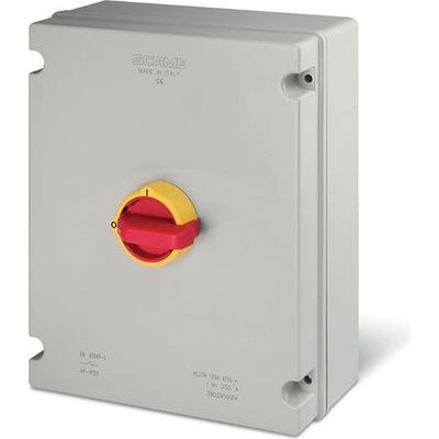 SCAME Spínač ISOLATOR-TP 160A 3P IP65 emergenc 590.EM16003