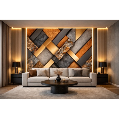 Стенен панел bamboo charcoal i Модел: 5905 i с непрекъсната или огледална шарка i uv лак