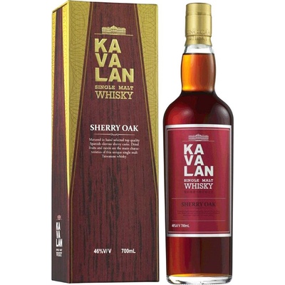 Kavalan Sherry Oak Single Malt 46% 0,7 l (kartón)