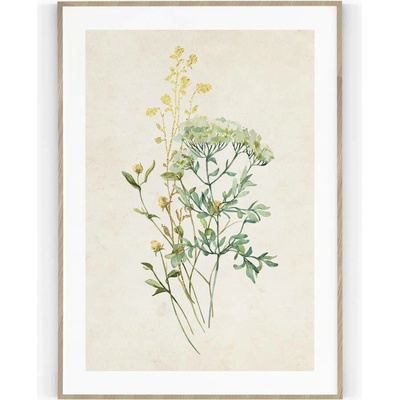 Plakát / Obraz Flowers 40 x 50 cm Pololesklý saténový papír