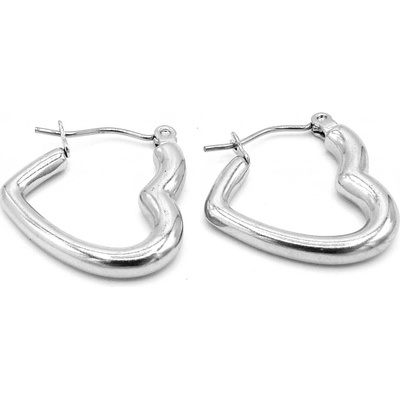 Steel Jewelry náušnice SRDCE Chirurgická ocel NS240167