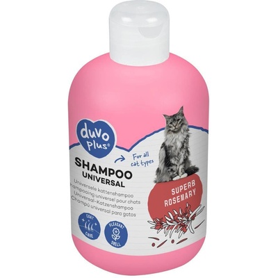 Duvo Plus Duvo PlusCat shampoo with rosemary - Шампоан за всички породи котки с розмарин, 250 мл