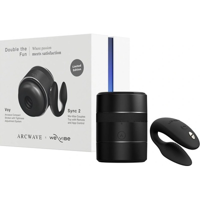 Arcwave Double the Fun Set Voy + We-Vibe Sync 2 Black