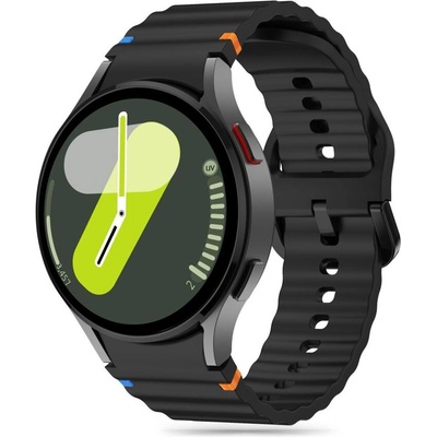 Tech-Protect Силиконова каишка за Samsung Galaxy Watch 4/5/5 Pro/6/7/FE от Tech-Protect Silicone Sport - Черен (5906302313389)