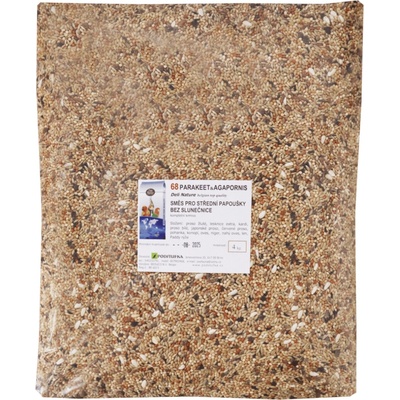 Deli Nature 68 Large Parakeets Without Sunflower Seeds 4 kg