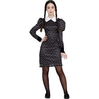 Image 1 of Fiestas Guirca Момичешки костюм рокля с принт Уенсдей