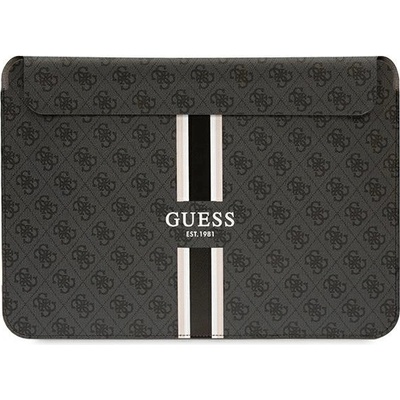 GUESS Guess 4G Printed Stripesкалъф за лаптоп, 16", черен