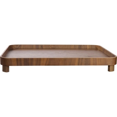 ASA Selection Dřevěný tác hranatý Wood hnědý 45x36cm