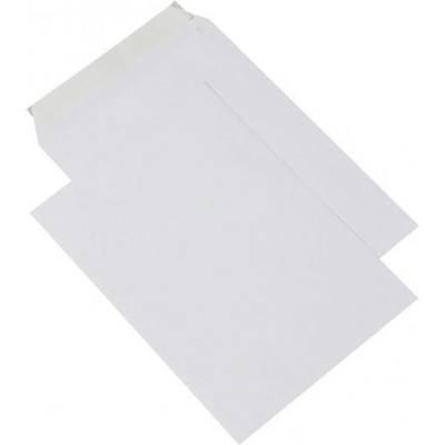 Papierová obálka B4 (250x353mm) s odtrhávacou páskou, X-dno, biela