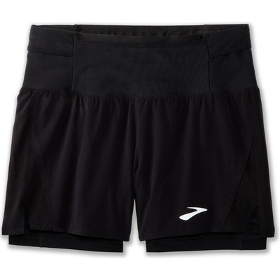 Brooks HIGH POINT 5IN 2IN1 SHORTS 2.0 čierne 211495-001