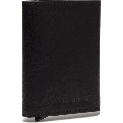 The Chesterfield Brand Kožená peněženka pouzdro na karty RFID C08.0441 Paris černá