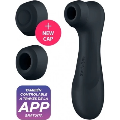 Satisfyer Засмукващ стимулатор с вибрации и App Satisfyer Pro 2 Generation 3 черен